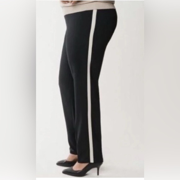 Lane Bryant Pants - Lane Bryant Black Tuxedo Stripe Career Pants Size 22/24